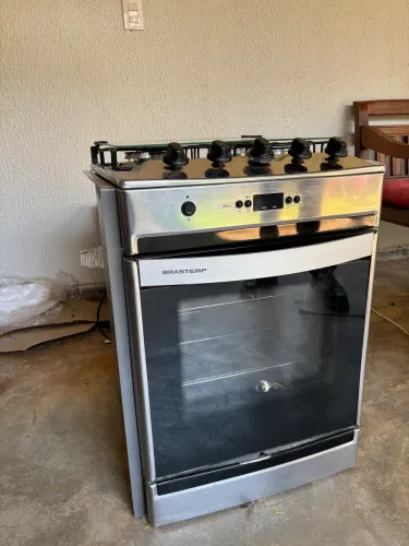 Fogão Brastemp 4 bocas de embutir com cronômetro 