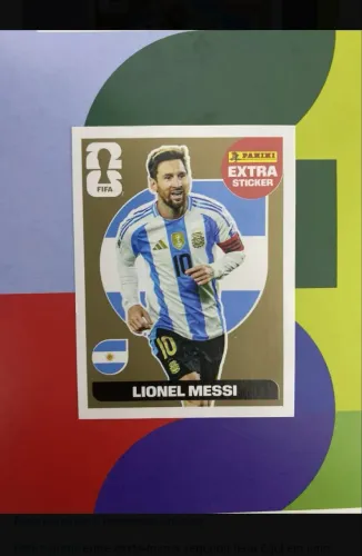 Figurinha Extra Sticker Legend Bronze Lionel Messi Copa 2026