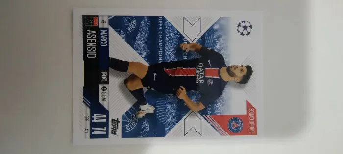 Cartão card de jogador Match Attax Extra Topps