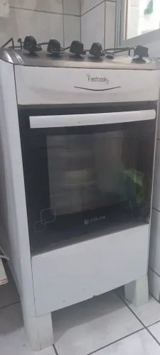 Fogão 4 bocas com acendimento aletrico