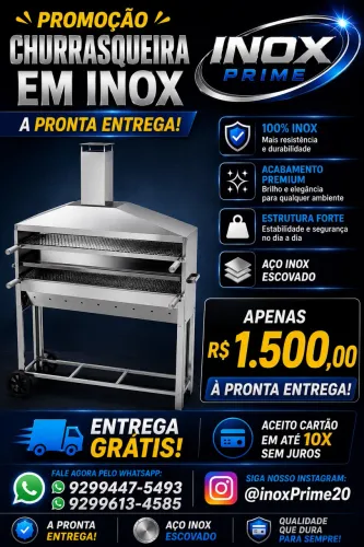 Churrasqueira para espetinho
