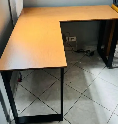MESA EM L PARA HOME OFFICE ESCRITÓRIO