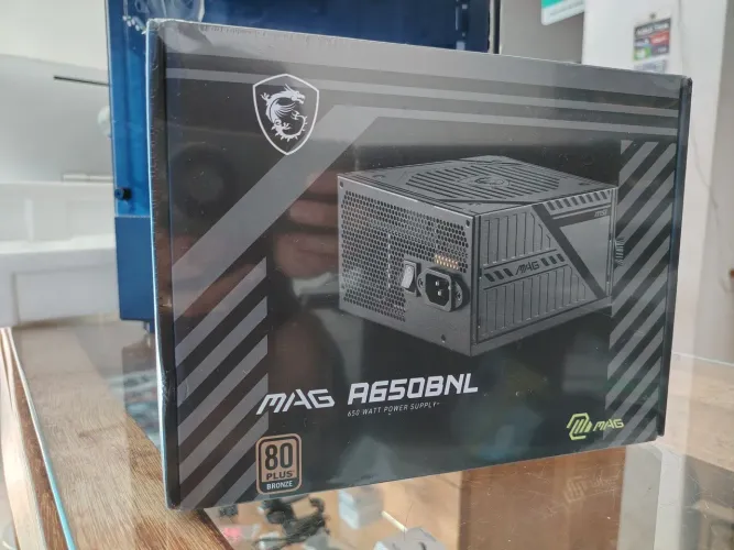 Fonte Gamer MSI MAG 650w 80 Plus bronze - A650BNL