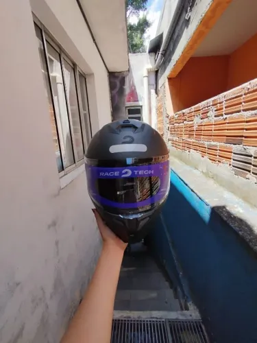 Capacete Racetech Signal Semi Novo