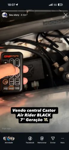 Vendo central Castor Air Rider BLACK 7° Geração