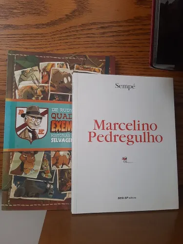 Kit com 2 livros. SESI-SP: Marcelino Pedregulho e Histórias dos Bichos + Selvagens