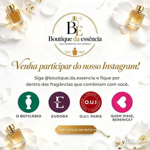 Perfumes apartir de 100 R$. Oboticário. Eudora. QDB e O.U.I