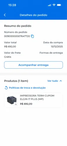 Impressora termica