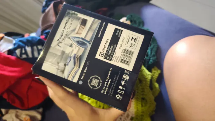 Ferro de passar Eletrolux seco e vapor 110v NOVO NA CAIXA