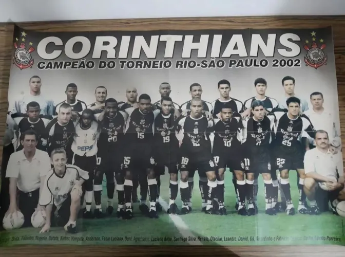 Pôster Corinthians - Campeão Rio-SP 2002
