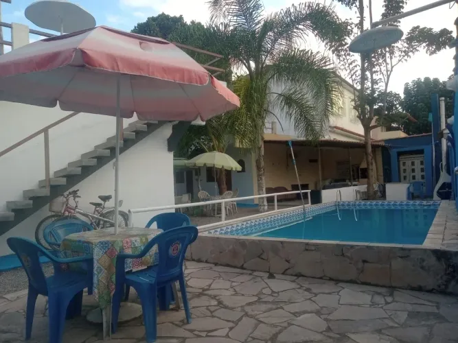 Paquetá kitnet mobiliada condomínio residencial com piscina