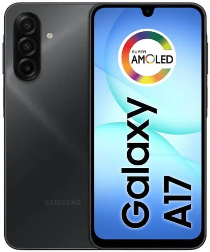 Celular Samsung Galaxy A17 128GB  4GB RAM  50MP Tela 6.7", IP54  Cor Preto 