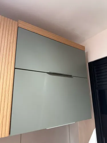 Armário aéreo 80cm 100% MDF marca Nesher linha Marquesa