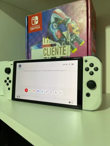 Nintendo Switch Oled Com Caixa - SemiNovo