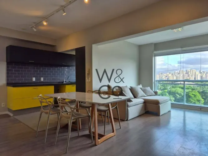 Apartamento com 1 dormitório à venda, 66 m² por R$ 1.350.000,00 - Brooklin - São Paulo/SP