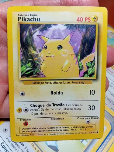 Carta Pokémon - tenho 10 dela