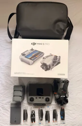 DJI MINI 5 PRO - COMBO - APENAS 1 VOO