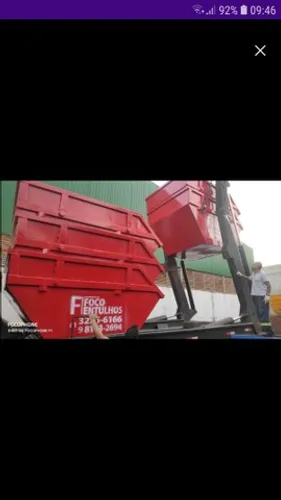 Caçamba para entulhos 
