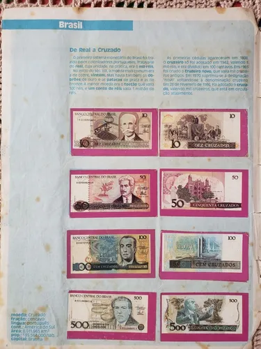 Álbum Dinheiro do Mundo Inteiro Completo