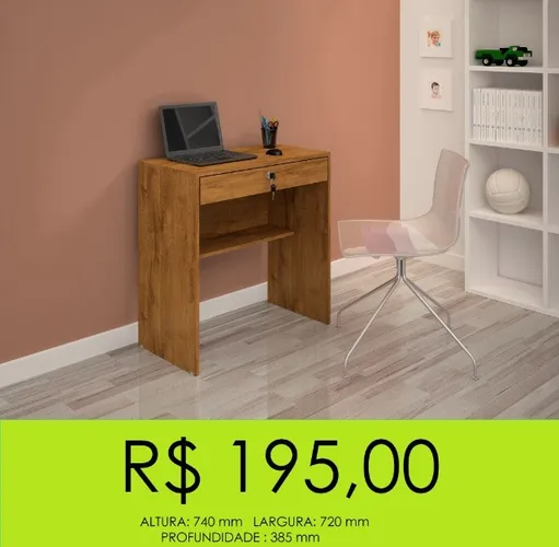 Escrivaninha com 60 cm - pronta entrega