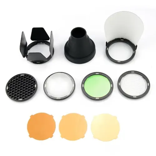 Kit De Acessórios Godox Ak-r1 Cabeça De Flash Redonda