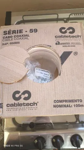 Cabo Coaxial Cabletech Série 59 - 100m