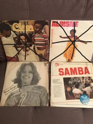 LPs Maria Creuza e Musica Popular Brasileira Samba,
