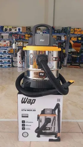 Aspirador de pó água soprador 3 e 1 20L 1900w Inox - Wap(Novo)