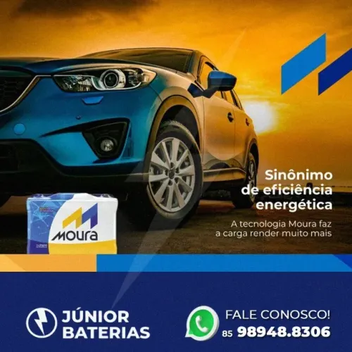 Bateria carro 60 amperes moura corolla mobi saveiro