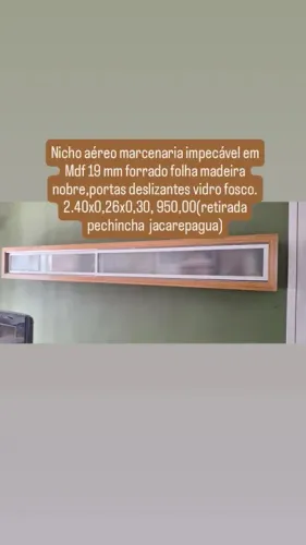 Nicho aéreo marcenaria