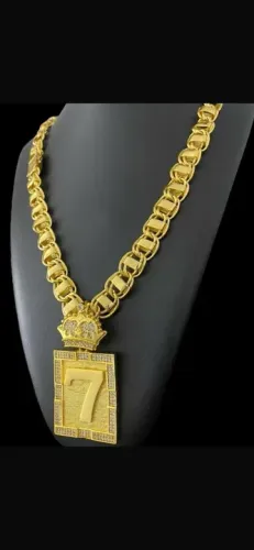 Corrente Dubai 16mm Moeda Antiga Promoção 