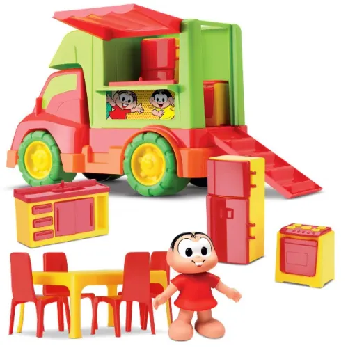 Carro Food Trunk Turma A Monica 1107 Samba Toys