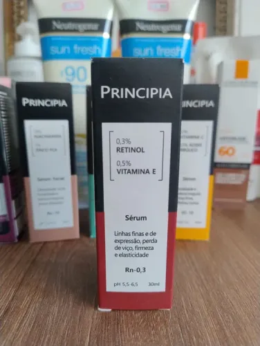 Promoção Sérum Facial Principia com 0,3% Retin0l e 0,5% Vit E