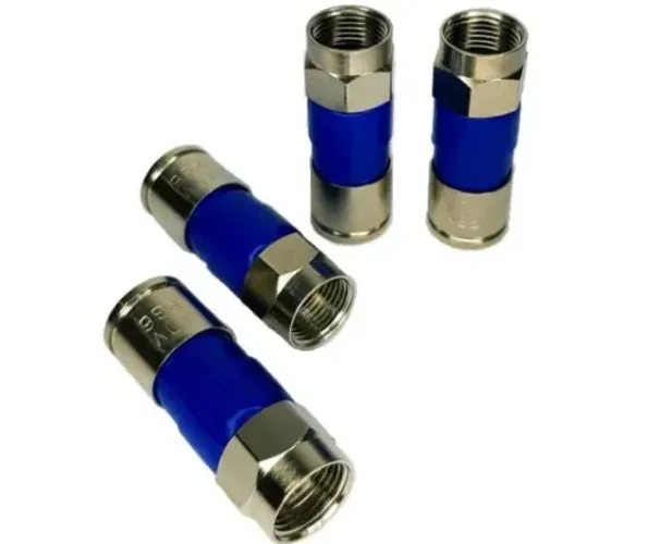 Conector F Rg6 Compressao Kit 3 Unid.  Arduino Automação COD-CP485  