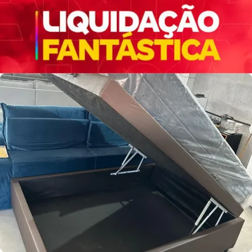 Liquidação base baú casal novo de fábrica