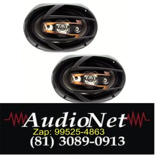Alto Falante Flat Hurricane Quadriaxial 6x9 300w Rms Qr69 Som Automotivo Carro