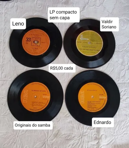 LOTE 11  disco compacto de vinil