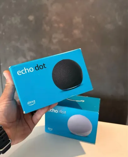 Echo Dot Alexa 5ª Geração s/ Relógio Lacradas Pronta Entrega Loja Física 
