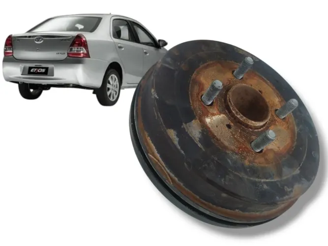 Cubo freio traseiro direito Toyota Etios 2018 original