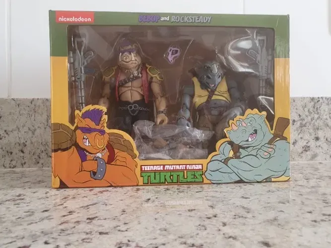 Rocksteady e Bebop - Marca Neca com Caixa