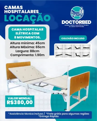 CAMA HOSPITALAR ELÉTRICA