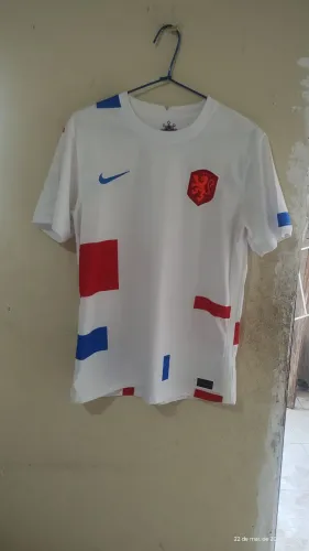 Camisa da Holanda branca, Nike