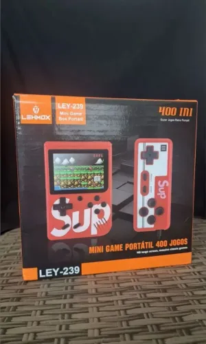 Mini game portátil 400 jogos lacrado