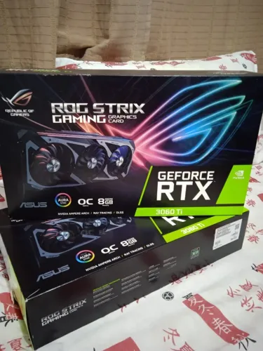 RTX ROG 3060ti ASUS, placa de vídeo