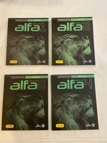 Cadernos de Estudos Anglo Alfa - Biologia - volumes 1 ao 4