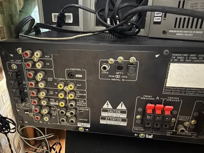 Receiver de Áudio e Vídeo 5.1 Canais pioneer