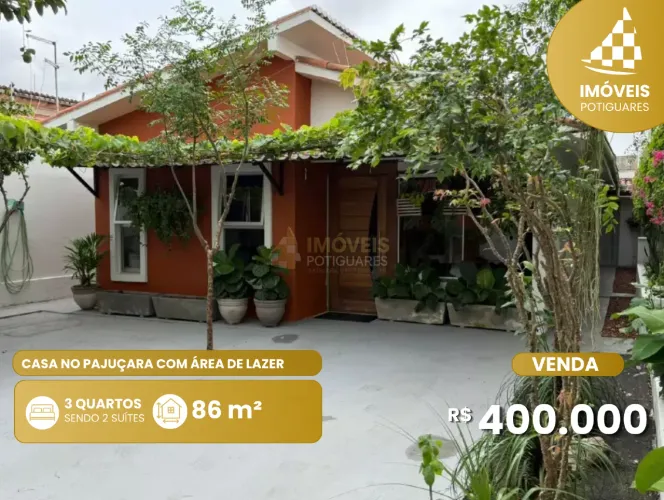 Casa Moderna a venda em Pajuçara - Zona Norte - Natal
