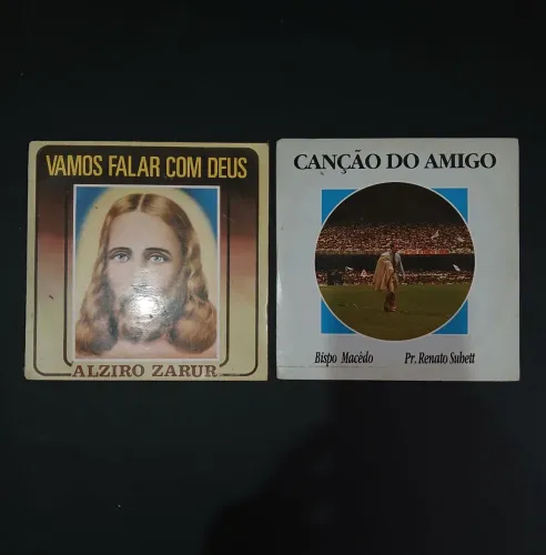 Raros discos Vinil Compacto Vamos falar com Deus e Canção do Amigo