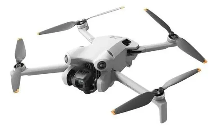 Mini drone DJI Mini 4 Pro Fly More Combo com câmera 4K cinza 3 baterias (Com Tela)
