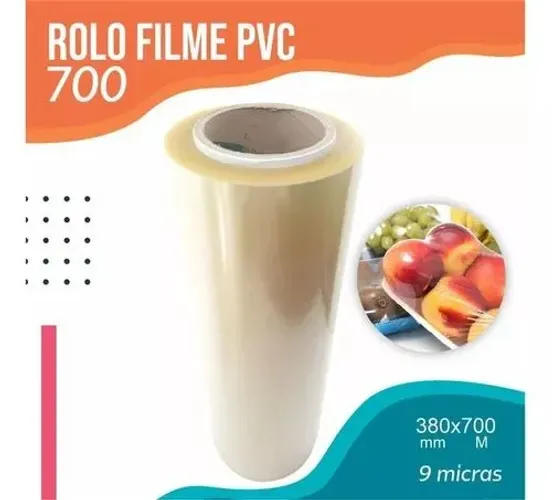 Filme PVC 38x700 para Alimentos e filme STREACH para embalar e proteger seus produtos 